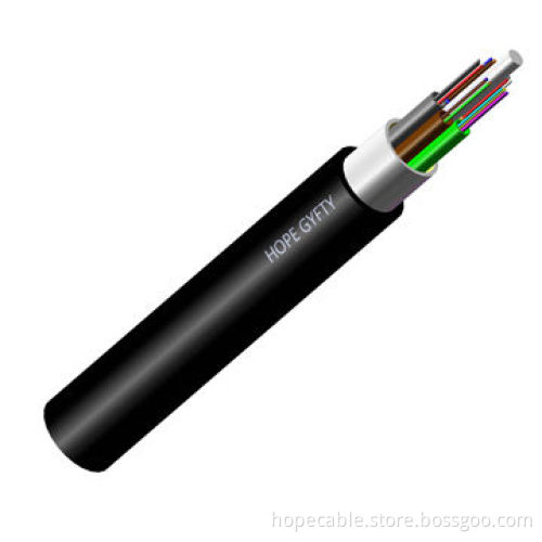 12-144 Cores Single/Multi-mode G652D MM 50/125 MM 62.5/125 GYFTY Dielectric Loose Tube Optic Cable